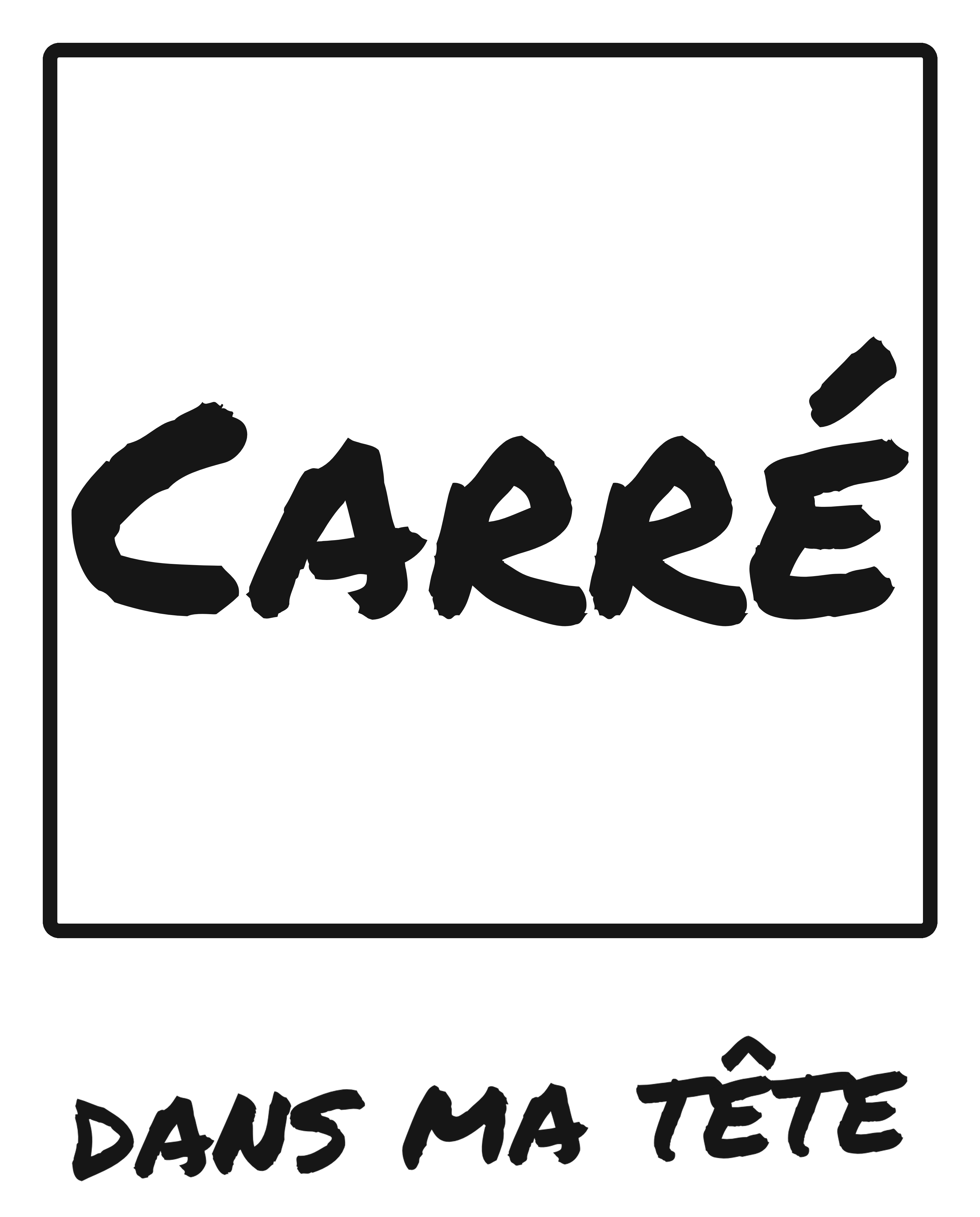 Carré dans ma tête